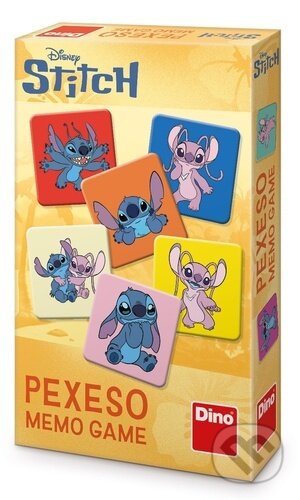 Spoločenská hra: Pexeso Stitch (Dino). Dino, 2025 Spoločenská hra: Pexeso Stitch (Dino). Dino, 2025