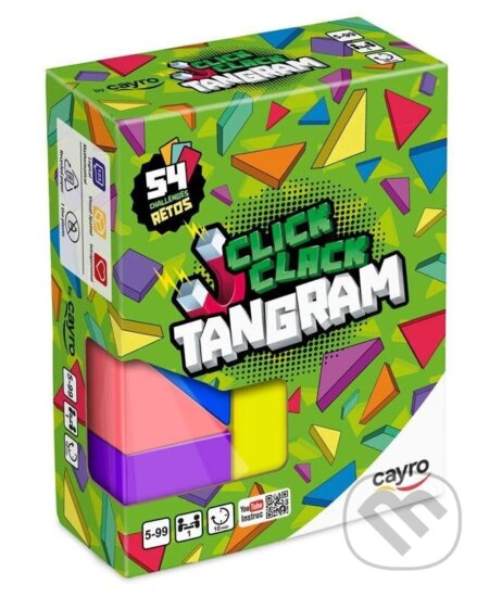 Společenská hra: Click Clack Tangram (Cayro). Cayro, 2025 Společenská hra: Click Clack Tangram (Cayro). Cayro, 2025