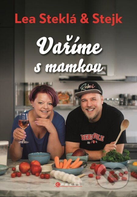 Kniha: Lea Steklá a Stejk: Vaříme s mamkou (Jakub Steklý a Lea Steklá). CPRESS, 2025 Kniha: Lea Steklá a Stejk: Vaříme s mamkou (Jakub Steklý a Lea Steklá). CPRESS, 2025