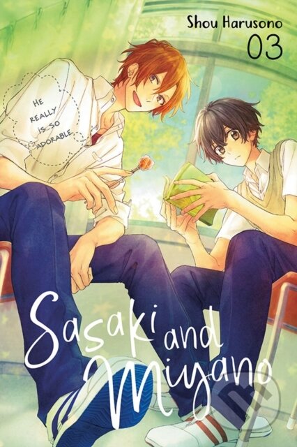 Kniha: Sasaki and Miyano, Vol. 3 (Leighann Harvey, Dayeun Kim a Shou Harusono). Yen Press, 2021 Kniha: Sasaki and Miyano, Vol. 3 (Leighann Harvey, Dayeun Kim a Shou Harusono). Yen Press, 2021