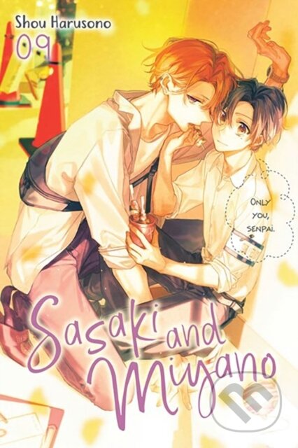 Kniha: Sasaki and Miyano, Vol. 9 (Leighann Harvey, Shou Harusono a Carolina Hdz). Yen Press, 2023 Kniha: Sasaki and Miyano, Vol. 9 (Leighann Harvey, Shou Harusono a Carolina Hdz). Yen Press, 2023
