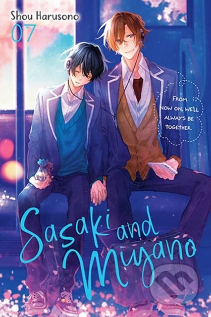 Kniha: Sasaki and Miyano, Vol. 7 (Dayeun Kim, Leighann Harvey a Shou Harusono). Yen Press, 2023 Kniha: Sasaki and Miyano, Vol. 7 (Dayeun Kim, Leighann Harvey a Shou Harusono). Yen Press, 2023