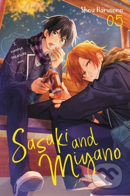 Kniha: Sasaki and Miyano, Vol. 5 (Dayeun Kim, Leighann Harvey a Shou Harusono). Yen Press, 2022 Kniha: Sasaki and Miyano, Vol. 5 (Dayeun Kim, Leighann Harvey a Shou Harusono). Yen Press, 2022