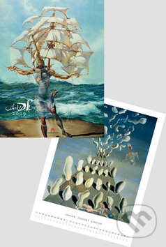 Salvador Dalí 2009 - nástěnný kalendář [CZ] [Kalendář nástěnný], Presco Group, 2008