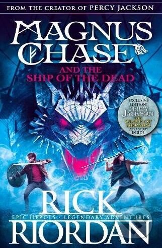 Kniha: Magnus Chase and the Ship of the Dead (Rick Riordan). Puffin Books, 2017 Kniha: Magnus Chase and the Ship of the Dead (Rick Riordan). Puffin Books, 2017