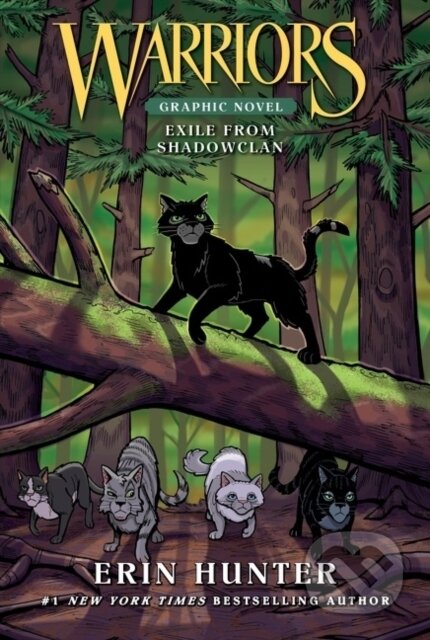 Kniha: Warriors: Exile from ShadowClan (Full-Color Adventure) (Hunter Erin). HarperCollins, 2022 Kniha: Warriors: Exile from ShadowClan (Full-Color Adventure) (Hunter Erin). HarperCollins, 2022