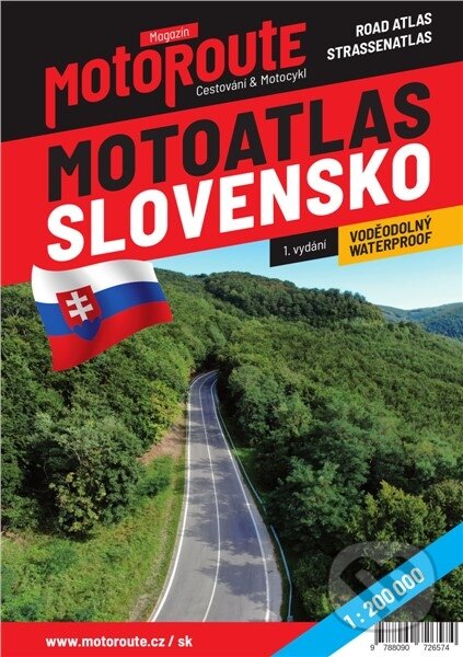 Kniha: Motoatlas Slovensko (MotoRoute). MotoRoute, 2025 Kniha: Motoatlas Slovensko (MotoRoute). MotoRoute, 2025