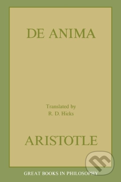 Kniha: De Anima (Aristotle). Prometheus Books, 2021 Kniha: De Anima (Aristotle). Prometheus Books, 2021