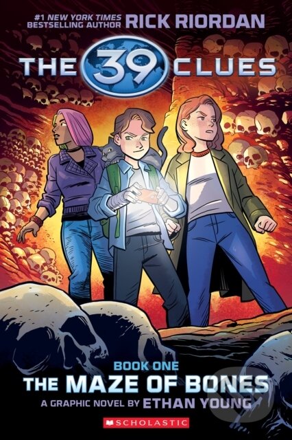Kniha: 39 Clues Graphix #1: The Maze of Bones (Graphic Novel Edition) (Rick Riordan). Scholastic, 2023 Kniha: 39 Clues Graphix #1: The Maze of Bones (Graphic Novel Edition) (Rick Riordan). Scholastic, 2023