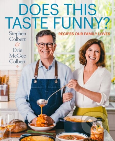 Kniha: Does This Taste Funny? (Evie McGee Colbert a Stephen Colbert). Celadon Books, 2024 Kniha: Does This Taste Funny? (Evie McGee Colbert a Stephen Colbert). Celadon Books, 2024