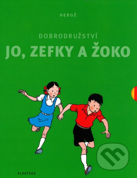 Kniha: Dobrodružství Jo, Zefky a Žoko (kompletní vydání) (Hergé). Albatros CZ, 2017 Kniha: Dobrodružství Jo, Zefky a Žoko (kompletní vydání) (Hergé). Albatros CZ, 2017