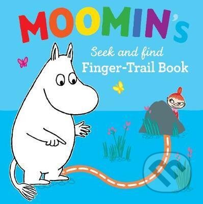 Kniha: Moomins Seek and Find Finger-Trail book (Tove Jansson). Penguin Books, 2017 Kniha: Moomins Seek and Find Finger-Trail book (Tove Jansson). Penguin Books, 2017
