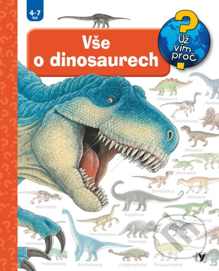 Kniha: Vše o dinosaurech (Angela Weinhold). Albatros CZ, 2017 Kniha: Vše o dinosaurech (Angela Weinhold). Albatros CZ, 2017