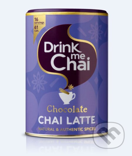 Kávy a čaje: Chai Latte Chocolate (Čokoládové) (Drinkie). Drinkie, 2017 Kávy a čaje: Chai Latte Chocolate (Čokoládové) (Drinkie). Drinkie, 2017