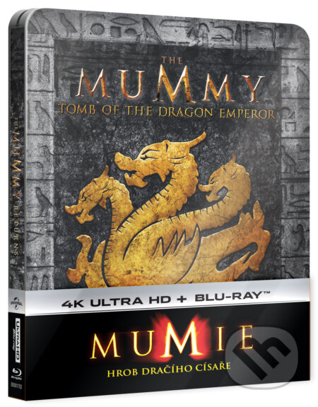Mumie: Hrob dračího císaře Steelbook Ultra HD Blu-ray - Rob Cohen, Bonton Film, 2017