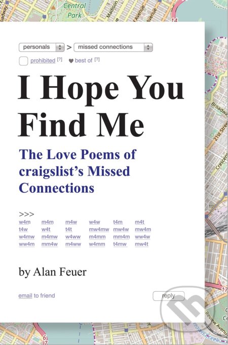 Kniha: I Hope You Find Me (Alan Feuer). Knock Knock, 2017 Kniha: I Hope You Find Me (Alan Feuer). Knock Knock, 2017