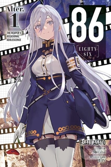 Kniha: 86--EIGHTY-SIX Alter.1 (light novel) (Asato Asato, Roman Lempert a Shirabii Shirabii). Yen Press, 2024 Kniha: 86--EIGHTY-SIX Alter.1 (light novel) (Asato Asato, Roman Lempert a Shirabii Shirabii). Yen Press, 2024