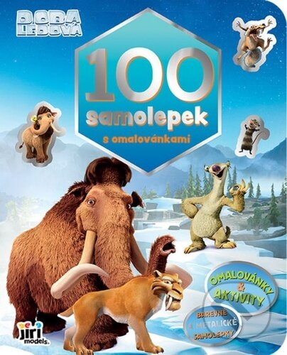Kniha: 100 samolepek s omalovánkami Doba ledová (Jiří Models). Jiří Models, 2025 Kniha: 100 samolepek s omalovánkami Doba ledová (Jiří Models). Jiří Models, 2025