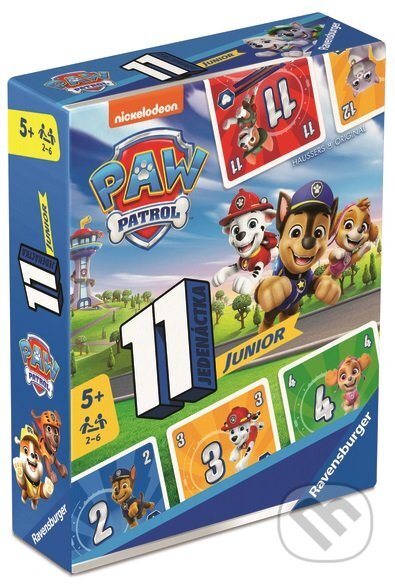 Spoločenská hra: Jedenáctka Tlapková patrola (Ravensburger). Ravensburger, 2025 Spoločenská hra: Jedenáctka Tlapková patrola (Ravensburger). Ravensburger, 2025