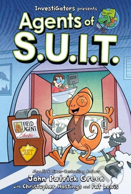 Kniha: InvestiGators: Agents of S.U.I.T. (Christopher Hastings a John Patrick Green). First Second, 2023 Kniha: InvestiGators: Agents of S.U.I.T. (Christopher Hastings a John Patrick Green). First Second, 2023