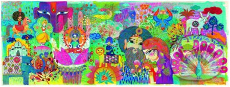 Puzzle: Puzzle Gallery – Magická India (Djeco). Djeco, 2019 Puzzle: Puzzle Gallery – Magická India (Djeco). Djeco, 2019