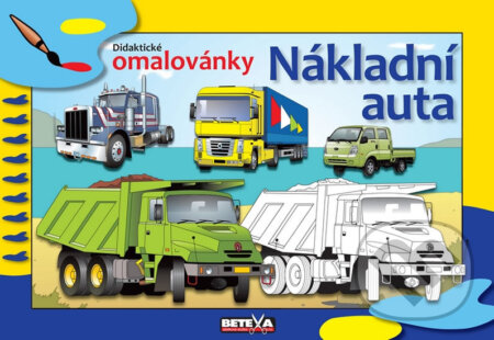Kniha: Nákladní auta - didaktické omalovánky (Betexa). Betexa, 2010 Kniha: Nákladní auta - didaktické omalovánky (Betexa). Betexa, 2010