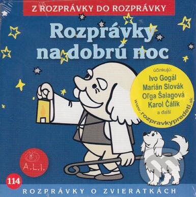 Audiokniha: Rozprávky na dobrú noc (Lenka Tomešová, Ľuba Vančíková a Magdaléna Glasnerová). A.L.I., 2017 Audiokniha: Rozprávky na dobrú noc (Lenka Tomešová, Ľuba Vančíková a Magdaléna Glasnerová). A.L.I., 2017