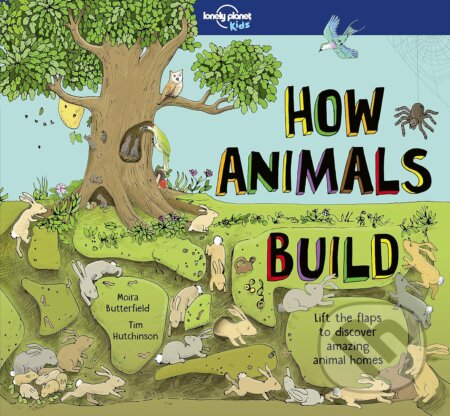 How Animals Build - Tim Hutchinson (ilustrátor), Moira Butterfield, Lonely Planet, 2017