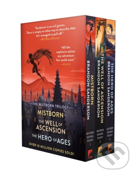 Kniha: Mistborn Trilogy TPB Boxed Set (Brandon Sanderson). Tor Books, 2023 Kniha: Mistborn Trilogy TPB Boxed Set (Brandon Sanderson). Tor Books, 2023