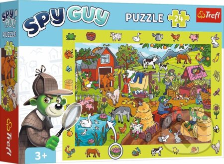 Puzzle: s hledáním obrázků Spy Guy: Farma (Trefl). Trefl, 2025 Puzzle: s hledáním obrázků Spy Guy: Farma (Trefl). Trefl, 2025
