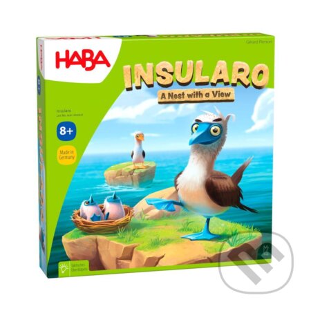 Spoločenská hra: Insularo Hniezdo s výhľadom od 8 rokov (Haba). Haba, 2025 Spoločenská hra: Insularo Hniezdo s výhľadom od 8 rokov (Haba). Haba, 2025