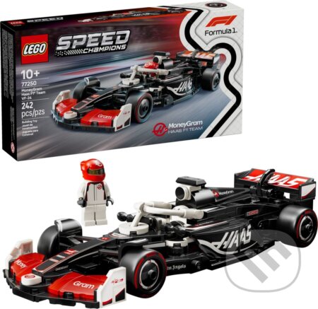 Společenská hra: LEGO® Speed Champions 77250 Závodní auto MoneyGram Haas F1® Team VF-24 (LEGO). LEGO, 2025 Společenská hra: LEGO® Speed Champions 77250 Závodní auto MoneyGram Haas F1® Team VF-24 (LEGO). LEGO, 2025