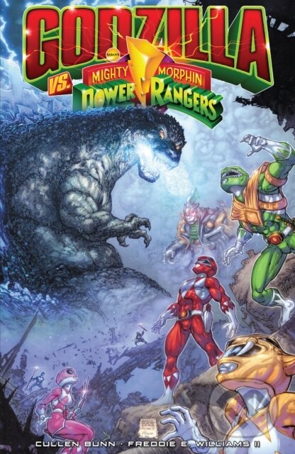 Kniha: Godzilla Vs. The Mighty Morphin Power Rangers (Cullen Bunn, Freddie a II Williams). Idea & Design Works, 2022 Kniha: Godzilla Vs. The Mighty Morphin Power Rangers (Cullen Bunn, Freddie a II Williams). Idea & Design Works, 2022