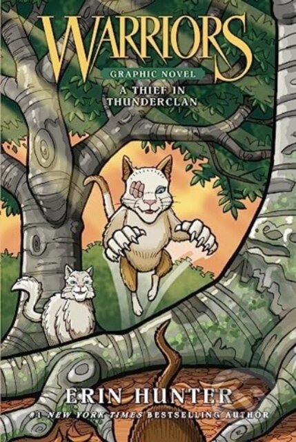Kniha: Warriors: A Thief in ThunderClan (Full-Color Adventure) (Erin Hunter). HarperCollins, 2023 Kniha: Warriors: A Thief in ThunderClan (Full-Color Adventure) (Erin Hunter). HarperCollins, 2023