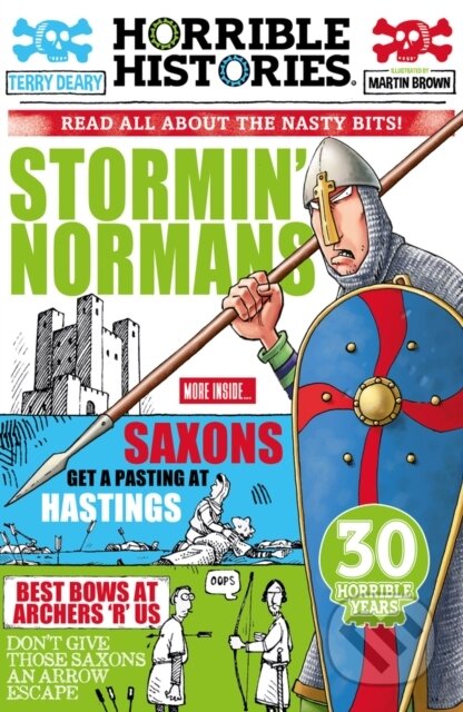 Kniha: Stormin' Normans (newspaper edition) (Terry Deary). Scholastic, 2023 Kniha: Stormin' Normans (newspaper edition) (Terry Deary). Scholastic, 2023