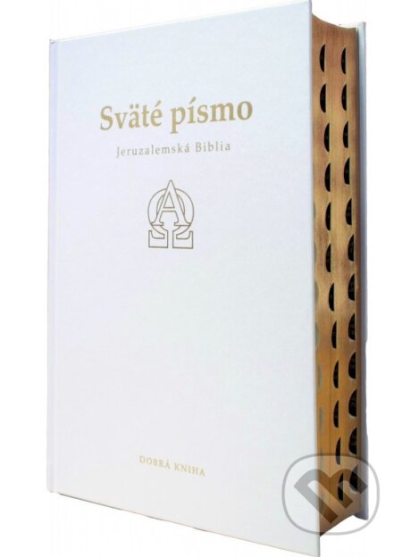 Kniha: Sväté písmo - Jeruzalemská Biblia (biele darčekové vydanie so zlatoorezom) (Dobrá kniha). Dobrá kniha, 2017 Kniha: Sväté písmo - Jeruzalemská Biblia (biele darčekové vydanie so zlatoorezom) (Dobrá kniha). Dobrá kniha, 2017
