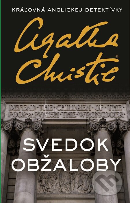 E-kniha: Svedok obžaloby (Agatha Christie). Slovenský spisovateľ, 2017 E-kniha: Svedok obžaloby (Agatha Christie). Slovenský spisovateľ, 2017