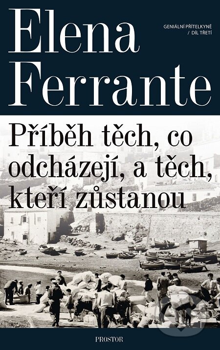 E-kniha: Příběh těch, co odcházejí, a těch, kteří zůstanou (Elena Ferrante). Prostor, 2017 E-kniha: Příběh těch, co odcházejí, a těch, kteří zůstanou (Elena Ferrante). Prostor, 2017