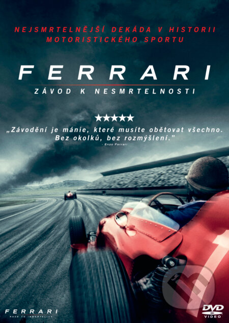 Film: Ferrari: Cesta k nesmrtelnosti (Daryl Goodrich) (DVD). Bonton Film, 2017 Film: Ferrari: Cesta k nesmrtelnosti (Daryl Goodrich) (DVD). Bonton Film, 2017