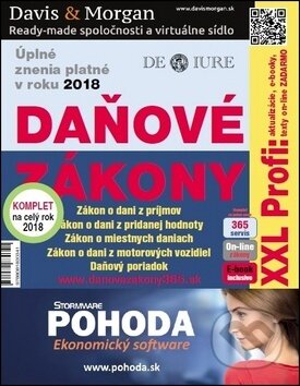 Kniha: Daňové zákony 2018 (DonauMedia). DonauMedia, 2018 Kniha: Daňové zákony 2018 (DonauMedia). DonauMedia, 2018