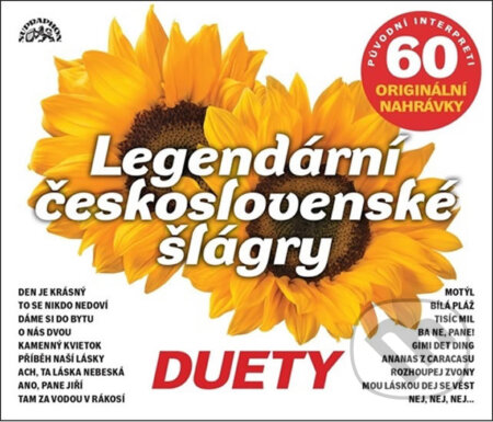 Hudobné CD: Legendární Československé Šlágry - Duety (Supraphon). Supraphon, 2017 Hudobné CD: Legendární Československé Šlágry - Duety (Supraphon). Supraphon, 2017