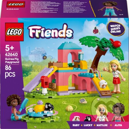 Spoločenská hra: LEGO® Friends 42640 Ihrisko pre morčatá (LEGO). LEGO, 2025 Spoločenská hra: LEGO® Friends 42640 Ihrisko pre morčatá (LEGO). LEGO, 2025