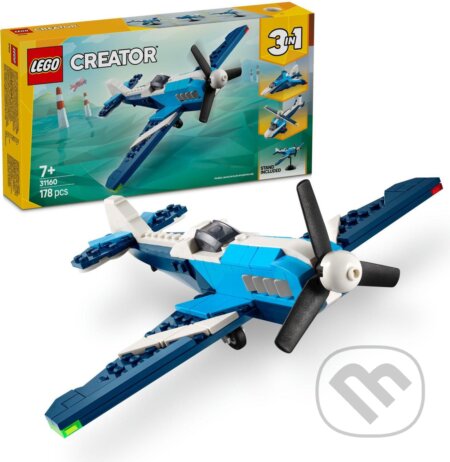 Společenská hra: LEGO® Creator 3 v 1 31160 Pretekárske lietadlo (LEGO). LEGO, 2025 Společenská hra: LEGO® Creator 3 v 1 31160 Pretekárske lietadlo (LEGO). LEGO, 2025