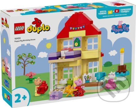 Spoločenská hra: LEGO® DUPLO® 10433 Prasiatko Peppa a narodeninový dom (LEGO). LEGO, 2025 Spoločenská hra: LEGO® DUPLO® 10433 Prasiatko Peppa a narodeninový dom (LEGO). LEGO, 2025