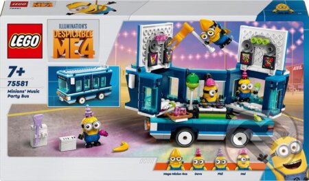 Spoločenská hra: Lego® Ja, zloduch 4 75581 Mimoni a ich hudobný párty autobus (LEGO). LEGO, 2025 Spoločenská hra: Lego® Ja, zloduch 4 75581 Mimoni a ich hudobný párty autobus (LEGO). LEGO, 2025