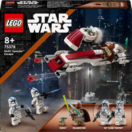 Spoločenská hra: LEGO® Star Wars™ 75378 Útek na spídri BARC (LEGO). LEGO, 2025 Spoločenská hra: LEGO® Star Wars™ 75378 Útek na spídri BARC (LEGO). LEGO, 2025