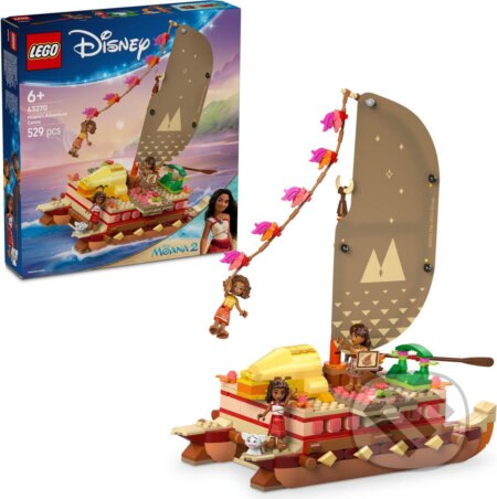 Společenská hra: LEGO® Disney Princess 43270 Vaiana a dobrodružstvo na kanoe (LEGO). LEGO, 2025 Společenská hra: LEGO® Disney Princess 43270 Vaiana a dobrodružstvo na kanoe (LEGO). LEGO, 2025