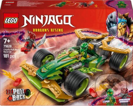 Spoločenská hra: LEGO® Ninjago® 71828 Lloydovo pretekárske auto s naťahovacím motorom (LEGO). LEGO, 2025 Spoločenská hra: LEGO® Ninjago® 71828 Lloydovo pretekárske auto s naťahovacím motorom (LEGO). LEGO, 2025