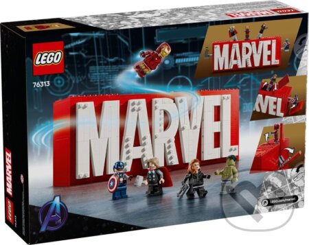 Společenská hra: LEGO® Marvel 76313 Logo MARVEL a minifigúrky (LEGO). LEGO, 2025 Společenská hra: LEGO® Marvel 76313 Logo MARVEL a minifigúrky (LEGO). LEGO, 2025