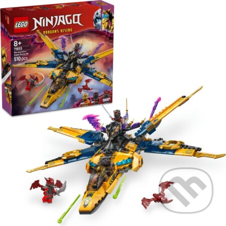 Spoločenská hra: LEGO® NINJAGO® 71833 Rasovo a Arinovo superbúrkové lietadlo (LEGO). LEGO, 2025 Spoločenská hra: LEGO® NINJAGO® 71833 Rasovo a Arinovo superbúrkové lietadlo (LEGO). LEGO, 2025